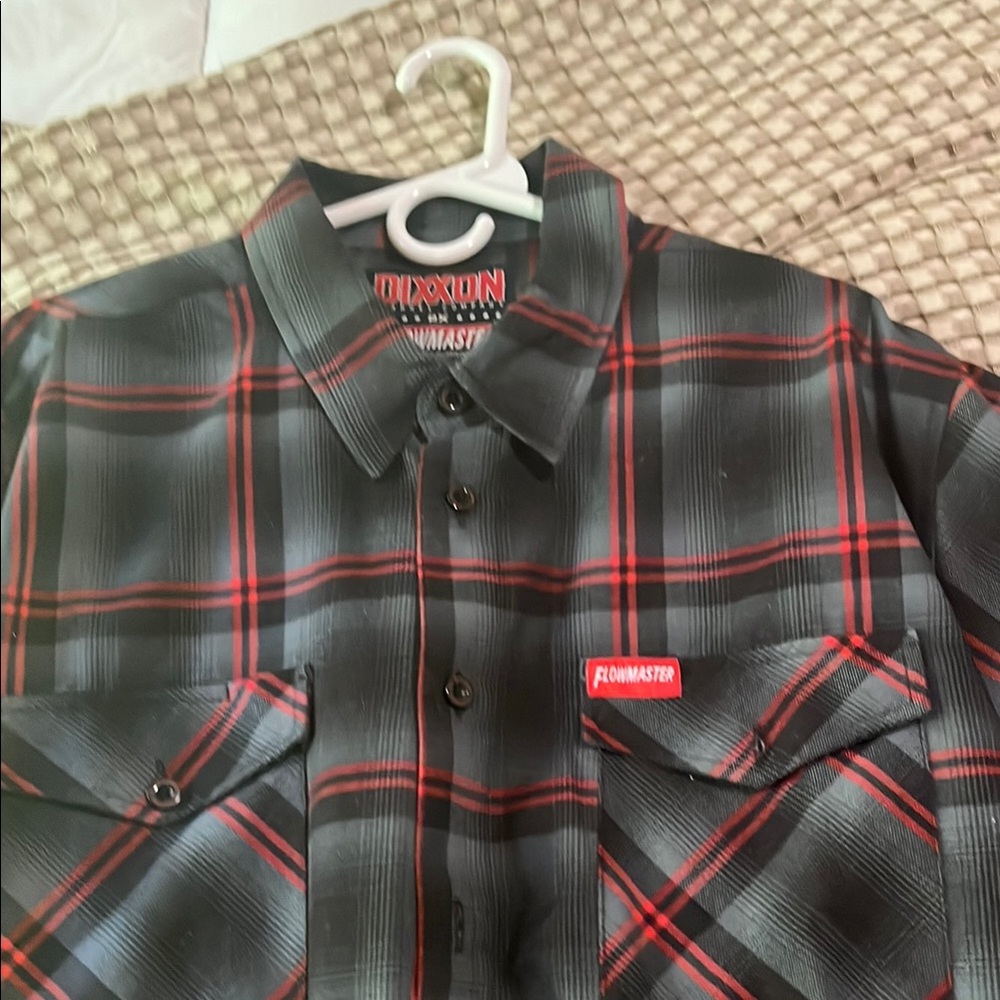 Dixxon Black and Red Plaid Shirt